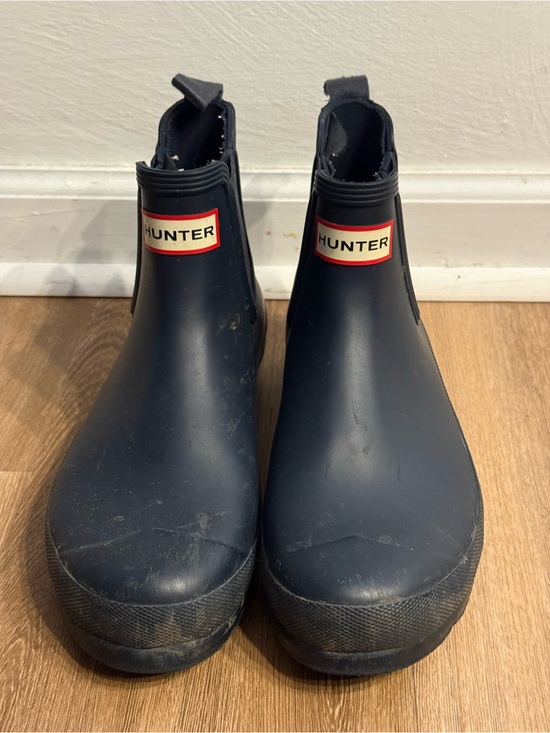 Hunter Shoes - Hunter Original Chelsea Navy Rain Boots size 8